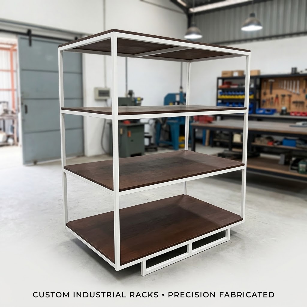 Layanan Fabrikasi Rangka, Meja & Trolley Industri